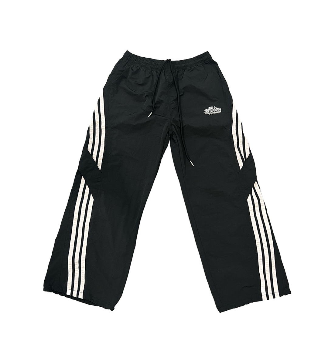NYLON TRACKPANTS (BLACK)