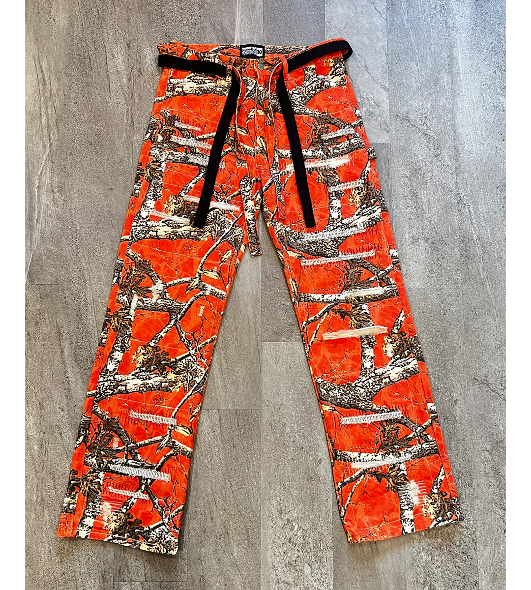 "ORANGE WOODLAND" DENIM