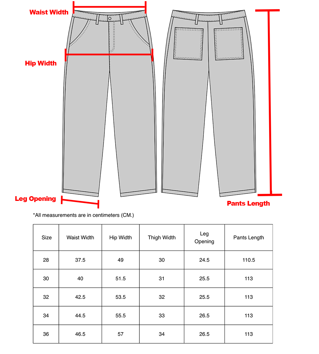"ORANGE WOODLAND" DENIM
