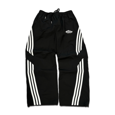 NYLON TRACKPANTS (BLACK)